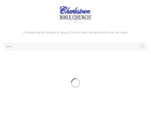 Tablet Screenshot of charlestownbiblechurch.org